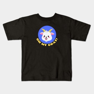 Oh My Goat | Goat Pun Kids T-Shirt